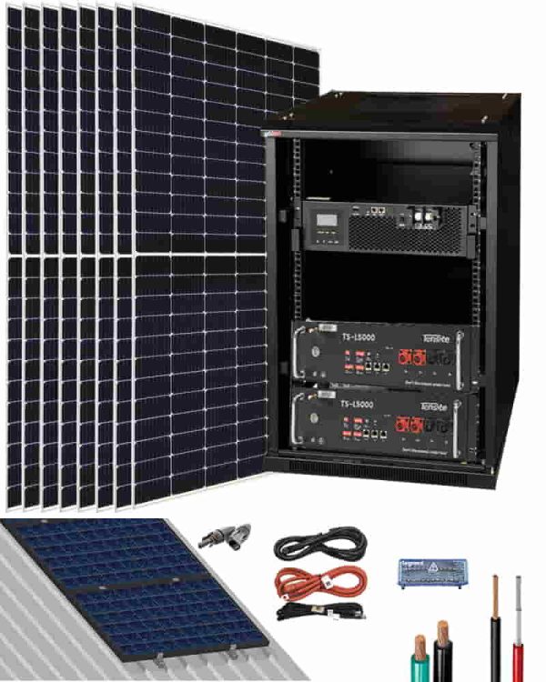 Kit Solar 5000W 48V 16000Whdia – C&M Pura Solar